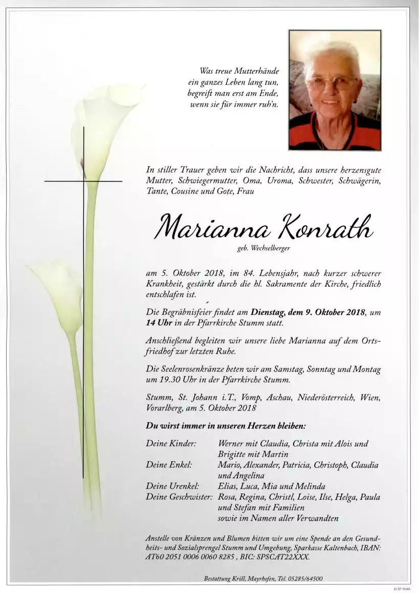 Parte von Marianna Konrath
